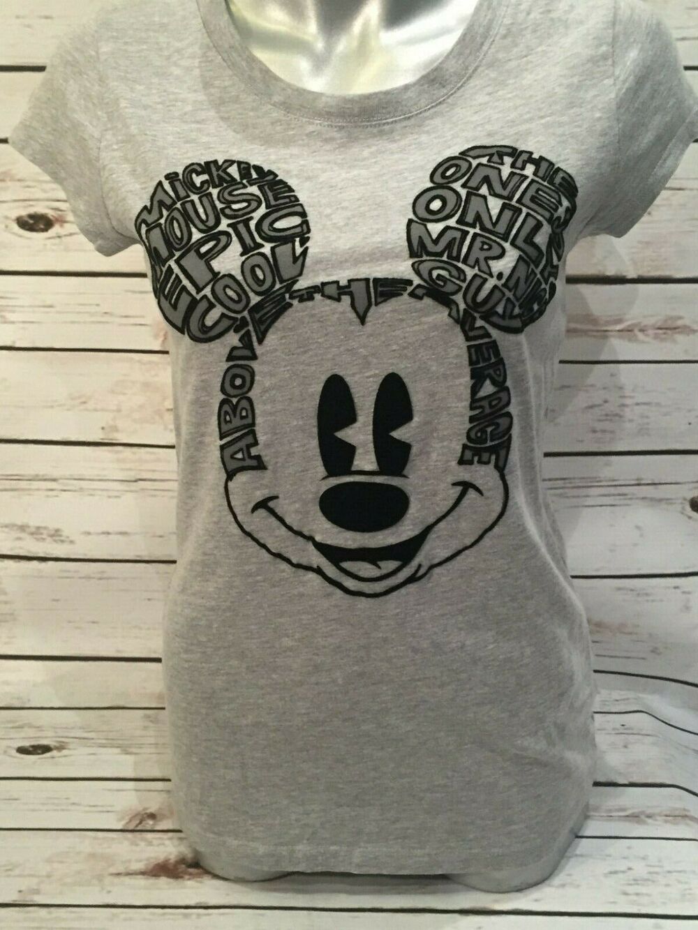 Mickey Mouse Disney TShirt Epic Cool Above The Average Mr. Nice Guy Youth Large